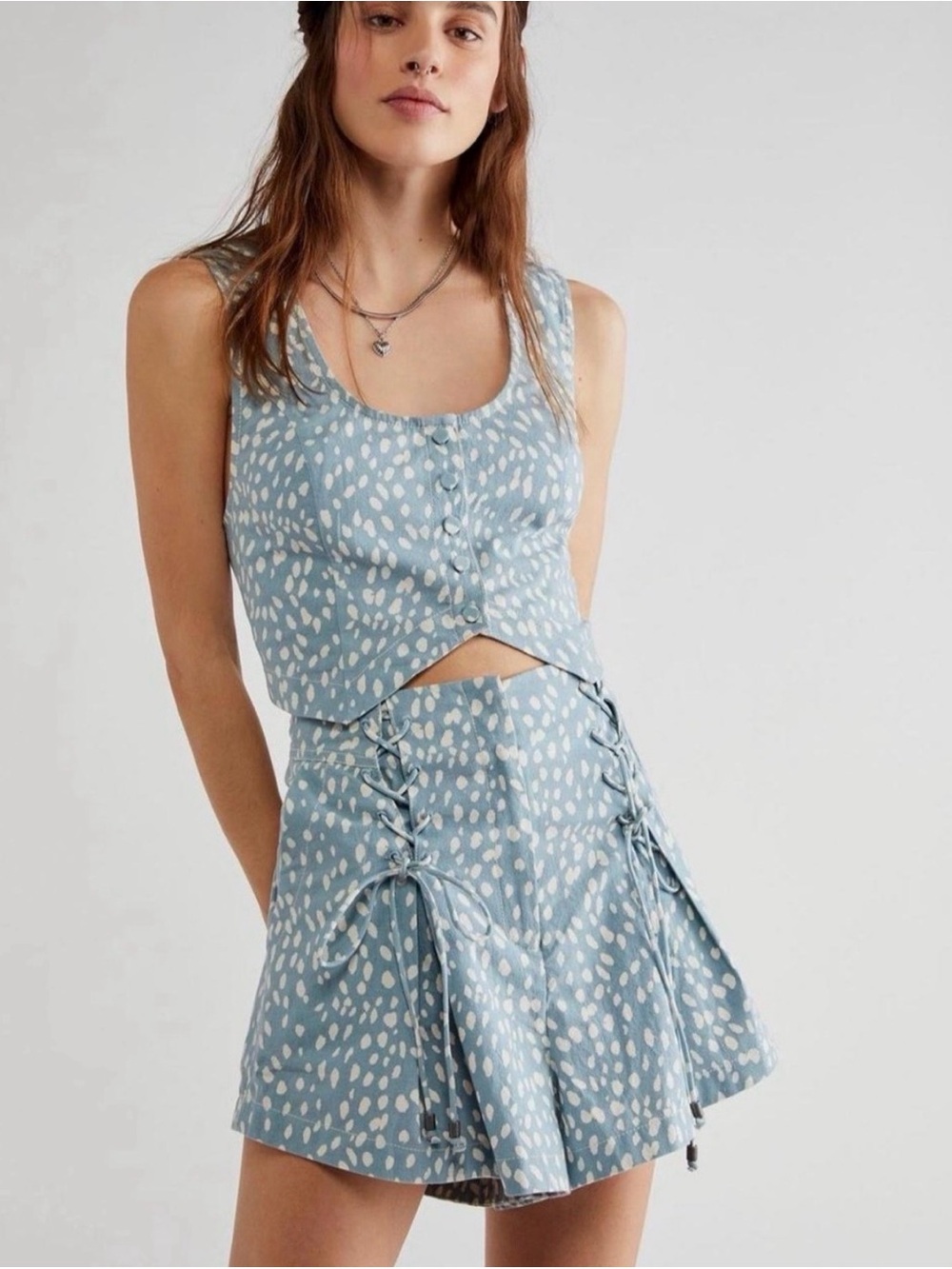 NWT Free People
Bennett Set Cloud Combo Size 12